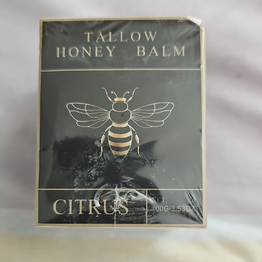 Tallow Honey Balm 3.5 Oz. — Citrus Scented Balm New